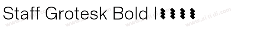 Staff Grotesk Bold I字体转换 Staff Grotesk Bold I字体转换